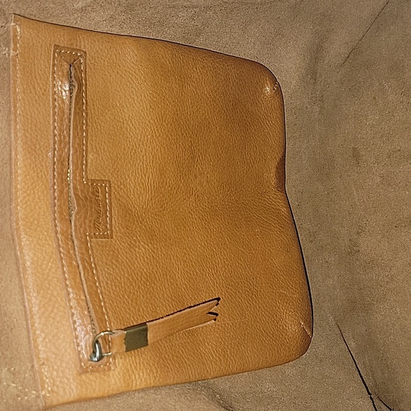 Large Madewell Tan Leather Tote Bag - Picture 14 of 15